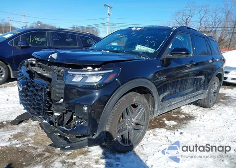 2025 Ford Explorer St-Line из США, поврежденный, VIN 1FMUK8KH0SGA13530